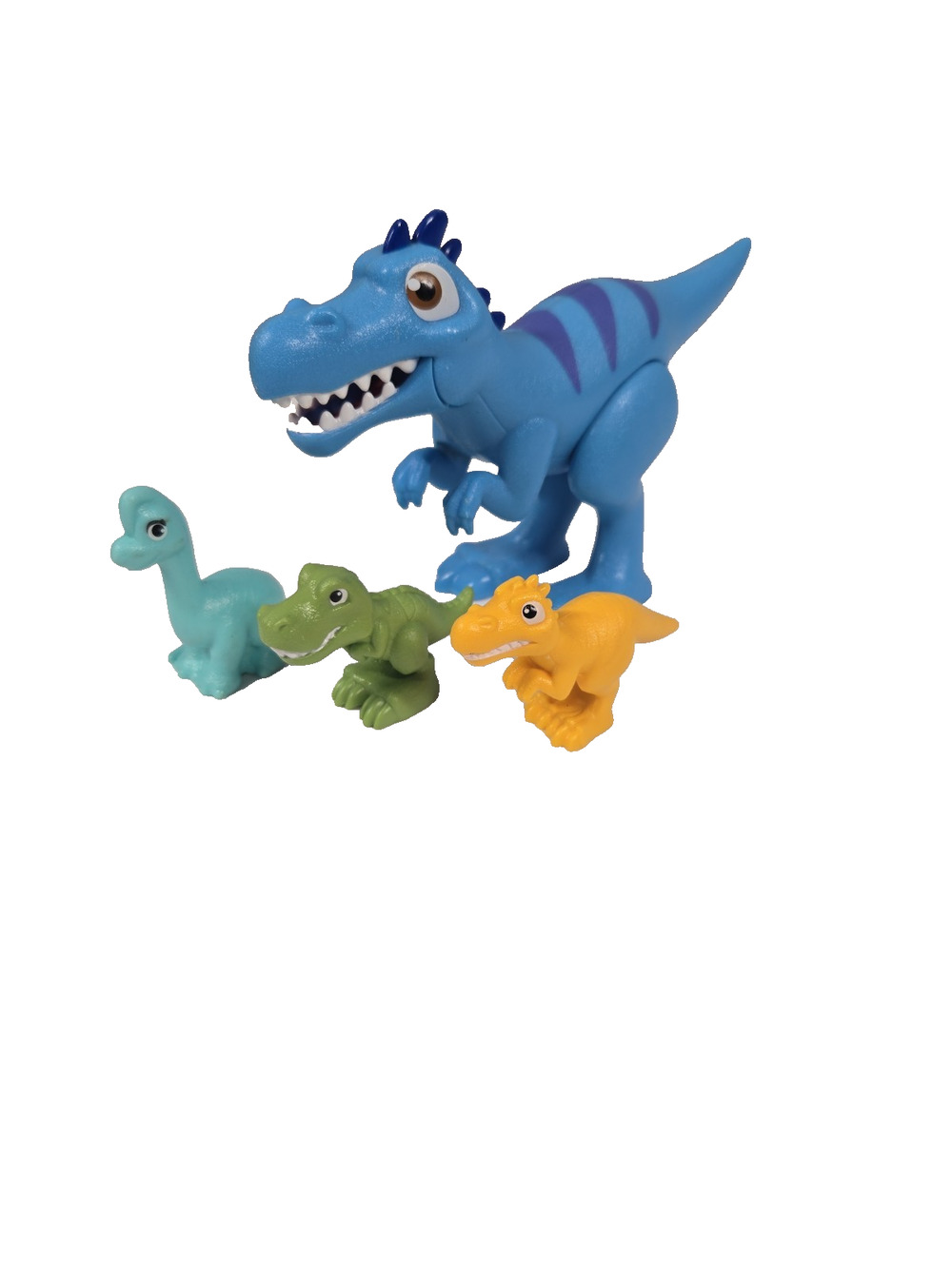 Spin Master Paw Patrol Dino Rescue Velociraptor Figures Lot Of 4 Dinosaurs